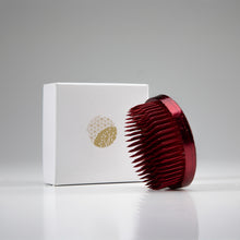 Laden Sie das Bild in den Galerie-Viewer, Red Round Brass Ikebana Kenzan Flower Pin Frog