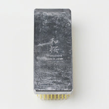 Load image into Gallery viewer, vertical view of the back of the long rectangle kenzan