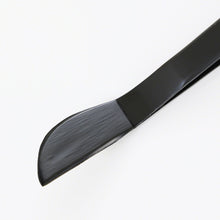 Load image into Gallery viewer, Black Coated Bonsai Curved Tip Tweezer with Spatula 8.6"(220mm) - Wazakura Japan