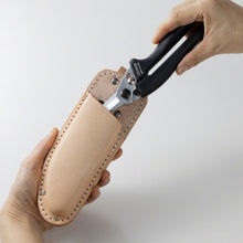 Load image into Gallery viewer, Leather Holster with Belt Loop for Pruning Shears 8-1/4"(210mm) - Wazakura Japan