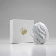Load image into Gallery viewer, White Round Brass Ikebana Kenzan Flower Pin Frog
