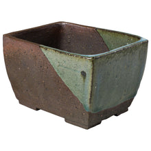 Load image into Gallery viewer, [ Tokoname Series ] Rectangular Glazed Bonsai Pot 5.3"(135 mm) - Wazakura Japan
