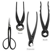 Load image into Gallery viewer, 6PCS Bonsai Professional Tool Kit [ Satsuki Scissors + 5 Cutters ] - Wazakura Japan
