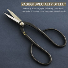 Load image into Gallery viewer, 2PCS Japanese Bonsai Essential Tool Set [ Yasugi Steel Ashinaga Scissors + Concave Cutter ] - Wazakura Japan
