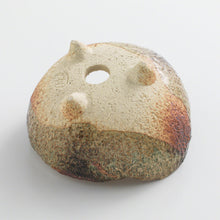Load image into Gallery viewer, [ Banko Series ] Rustic Crescent Bonsai Pot 4.7" (120mm) - Sand Green - Wazakura Japan
