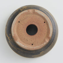 Load image into Gallery viewer, [ Shigaraki Series ] Sand Brown Stripe Glazed Bonsai Pot 8.2" (210 mm) - Wazakura Japan
