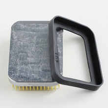 Load image into Gallery viewer, Rectangular Brass Ikebana Kenzan 3.2 x 2.2" (83x58mm) - Wazakura Japan
