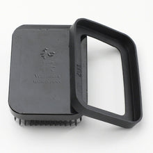 Load image into Gallery viewer, 3.2 x 2.2" (83x58mm) Long Rectangular Black Ikebana Kenzan - Wazakura Japan
