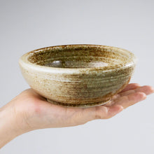 Load image into Gallery viewer, [ Minoyaki Series ] Small Ikebana Vase Round 5"(128mm) Sand Beige - Wazakura Japan
