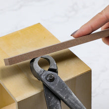 Load image into Gallery viewer, #240 Medium Grit Whestone sharpening a concave cutter blades
