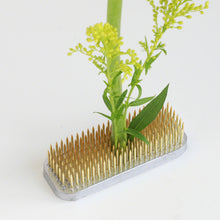 Load image into Gallery viewer, Stem planted on the long rectangular kenzan
