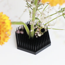 Load image into Gallery viewer, [New] Hexagon Shaped Black Ikebana Kenzan - Wazakura Japan
