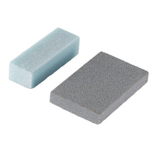 Load image into Gallery viewer, Normal and soft grade sap erasers on white background
