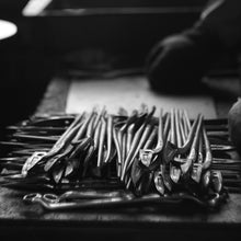 Load image into Gallery viewer, stack of bonsai scissors blades
